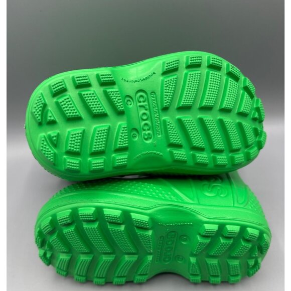 Crocs Kids Handle It Rain Boots Green C6 Waterproof - Picture 7 of 8